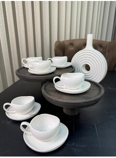 Cupid White Mokkatassen 6er Set
