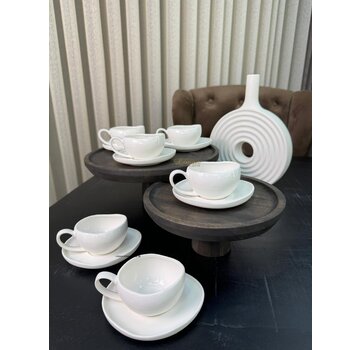 Cupid White Mokkatassen 6er Set
