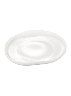 Cupid White Teller flach 27.6x24.6xH 3.5 cm 1 stück