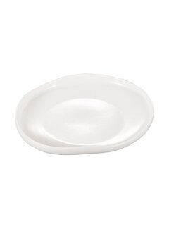 Cupid White Teller flach 19.4x17.3xH3.0 cm 1 stück