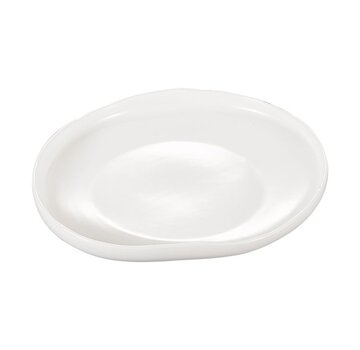 Cupid White Teller flach 19.4x17.3xH3.0 cm 1 stück