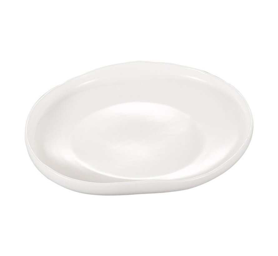 Cupid White Teller flach 19.4x17.3x H3.0 cm 1 stück