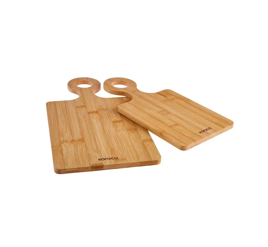 Karaca Dara 2 Piece Bamboo Chopping Board