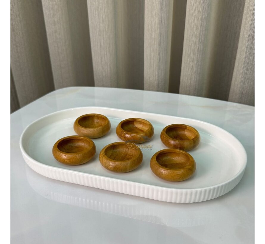 ACR BAMBOE MINI SAUS SCHAAL 6 DELIG