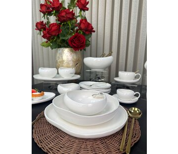 BC Cupid White 18-Teilig  6-Personen Geschirset