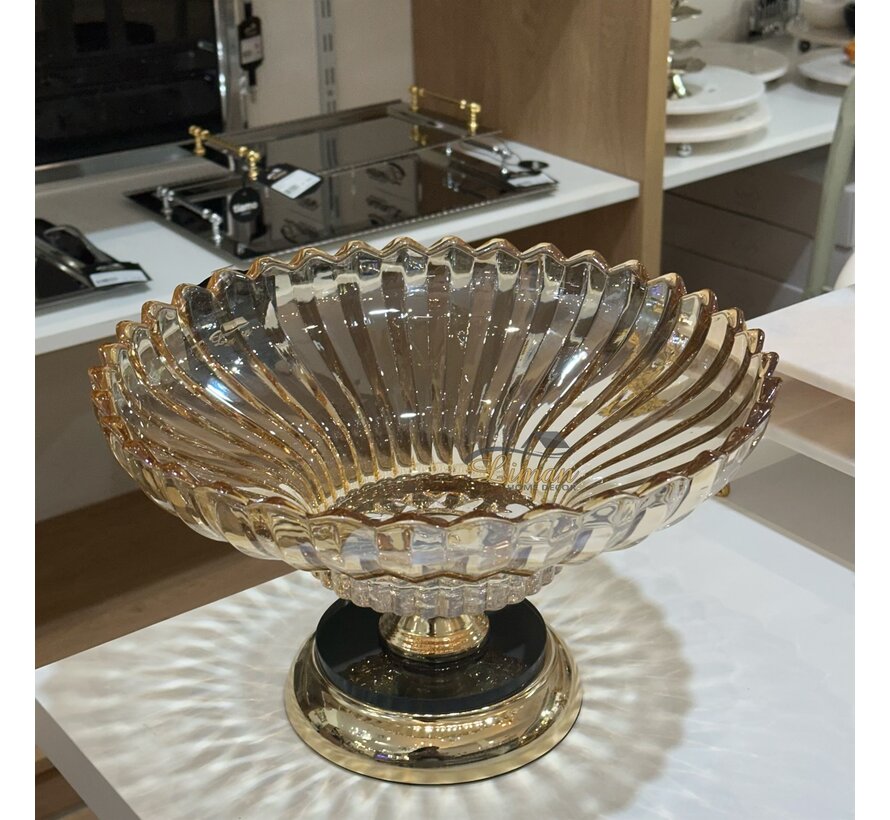 LUXURY FRUIT BOWL GOLD