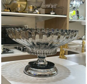 LUXE FRUITSCHAAL ZILVER