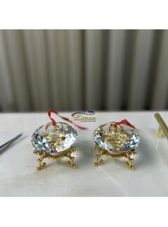 Diamond 2'li Yuzuk Tutucu Gold