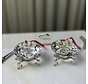 Diamond Ringhouders Zilver 2 Delig