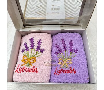 IPEKCE Ipekce Keuken Handdoek 2 Delig Paars