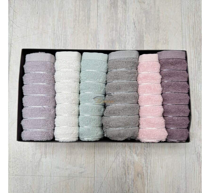 Ipekce Vera Handdoekset 30 x 50cm 6 Delig