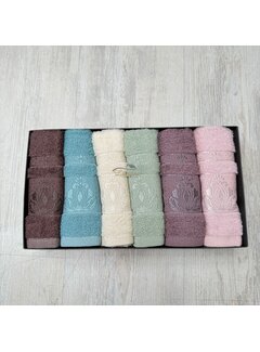 IPEKCE Ipekce Destina Handdoekset 30 x 50cm 6 Delig