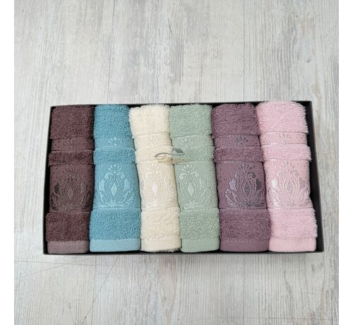 IPEKCE Ipekce Destina Handdoekset 30 x 50cm 6 Delig