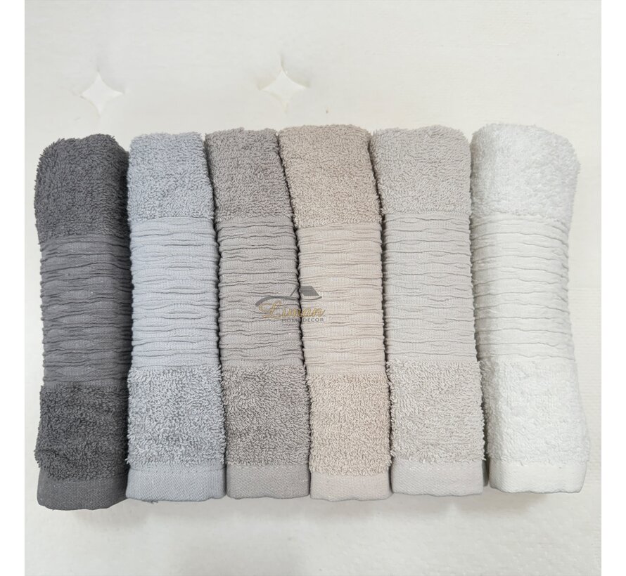IPEKCE DURU HANDDOEK 50 X 90CM 6 DELIG