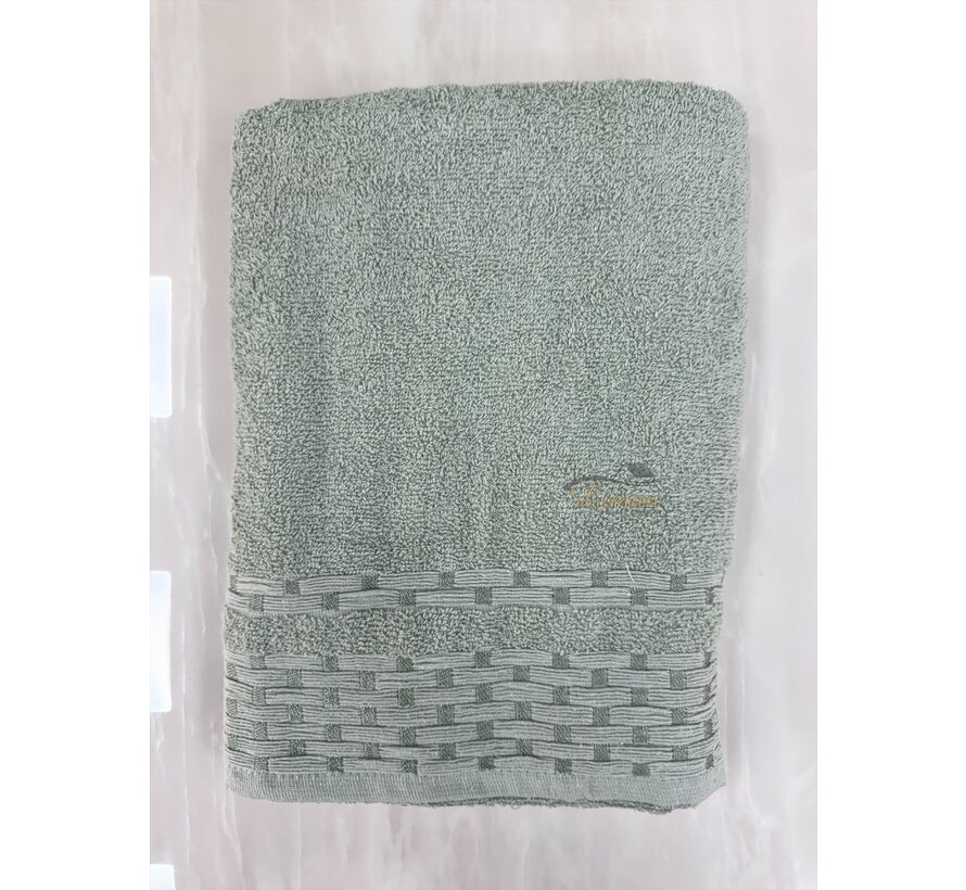 Ipekce Rabel Handdoek 70 x 140 Cm Groen