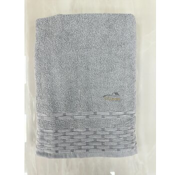 IPEKCE Ipekce Rabel Handdoek 70 x 140 Cm Grijs