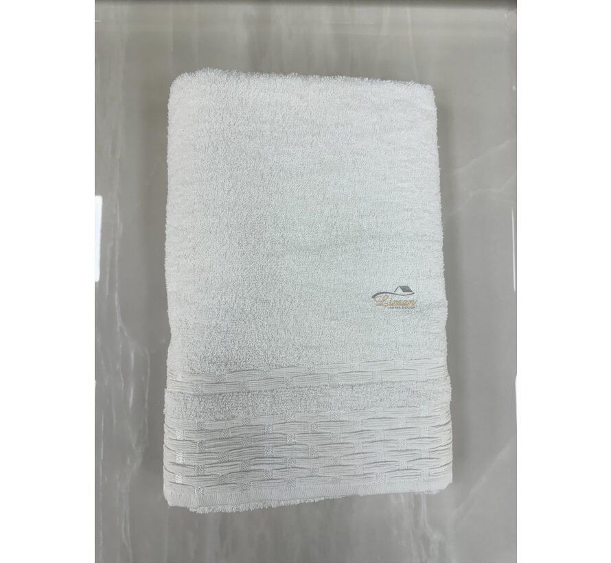 Ipekce Rabel Handdoek 70 x 140 Cm Cream