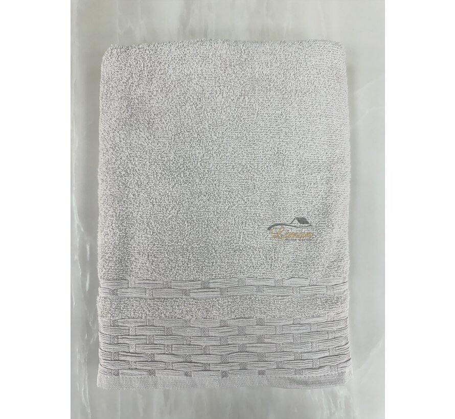 Ipekce Rabel Handdoek 70 x 140 Cm Beige