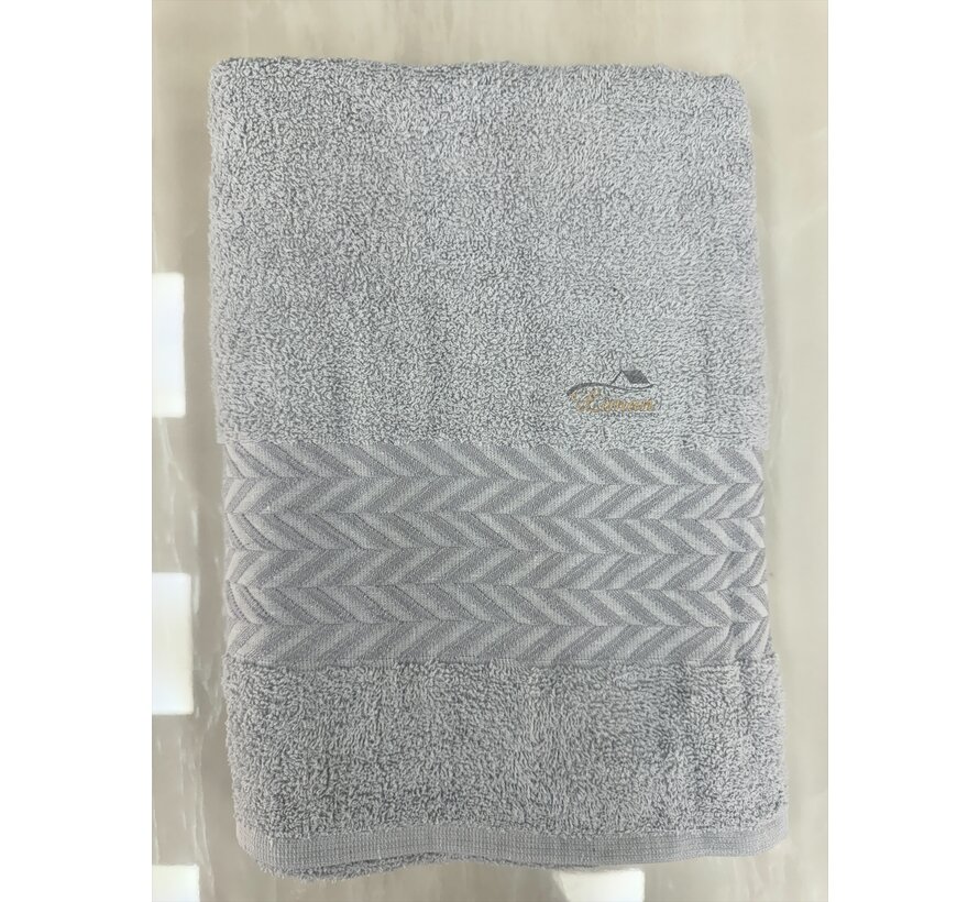 Ipekce Dory Handdoek 70 x 140 Cm Grijs