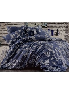 Miss Bella MISS BELLA 2-PERSOONS DEKBEDOVERTEK 4 DELIG DONKER BLAUW