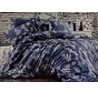 MISS BELLA 2-PERSOONS DEKBEDOVERTEK 4 DELIG DONKER BLAUW