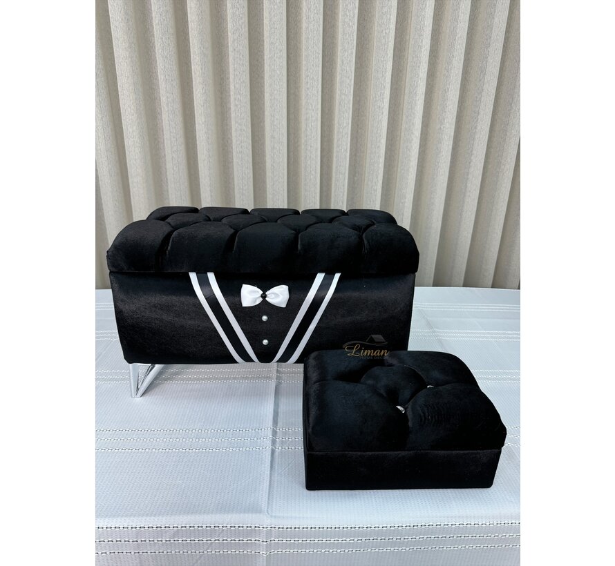 DAMAT SANDIGI SİYAH  2 PARCA