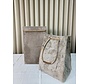 PILELI LAUNDRY BASKET / STORAGE BASKET GREY-GREEN