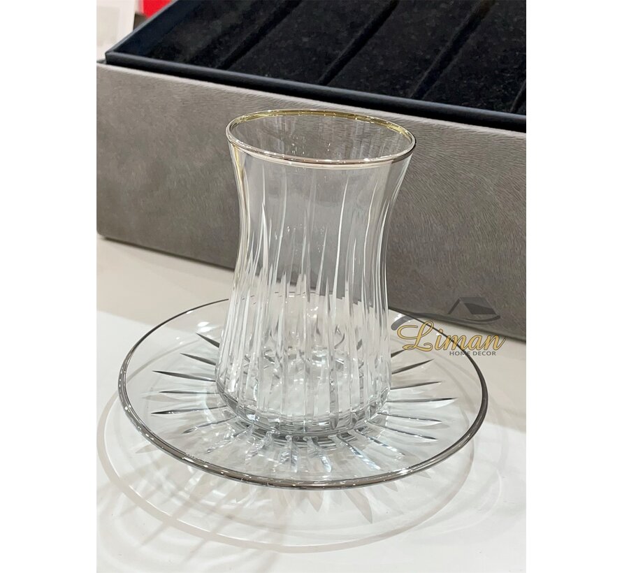 Esco Isik Zilver Theeset 12 Delig | 6 Persoons