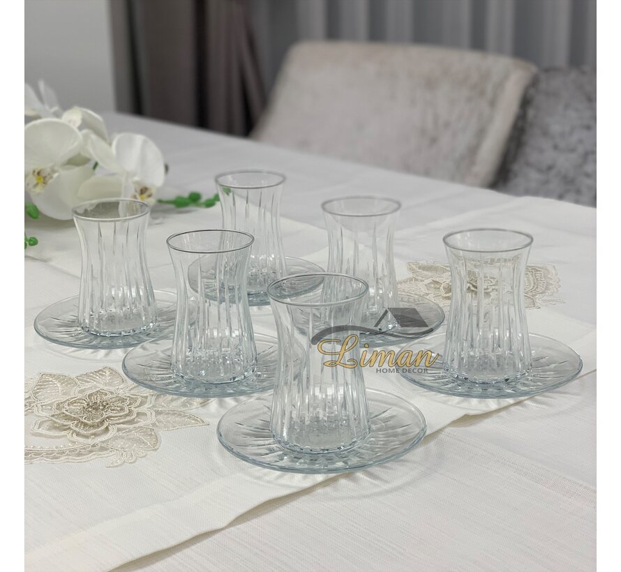 Esco Isik Butik Theeset 12 Delig | 6 Persoons
