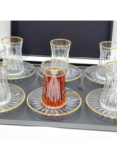Esco Esco Isik Gold Theeset 12 Delig | 6 Persoons