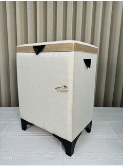 ELEGANCE  WÄSCHEKORB / AUFBEWAHRUNGSKORB WEIß