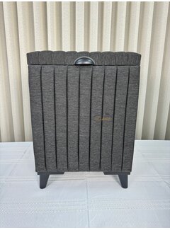 ELEGANCE LAUNDRY BASKET / STORAGE BASKET GREY