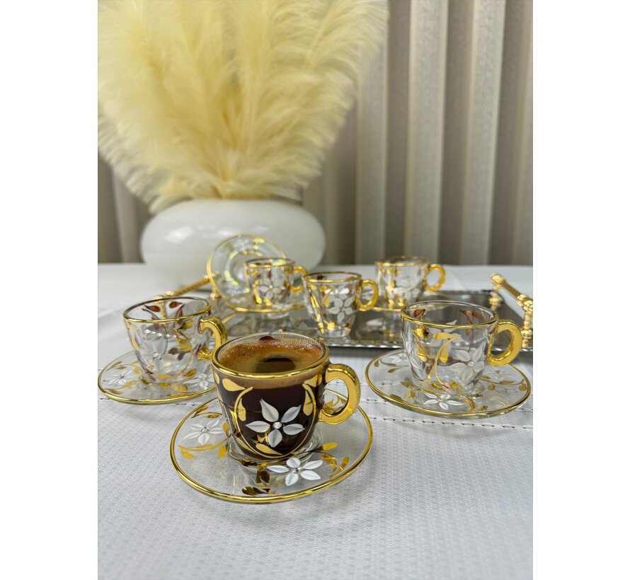ESCO YASEMIN ESPRESSOSET 12 DELIG | 6 PERSOONS