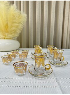 Esco ESCO ARABIA THEESET GOLD 18 DELIG | 6 PERSOONS