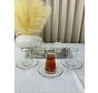 Esco Theeset Zilver 12 Delig | 6 Persoons