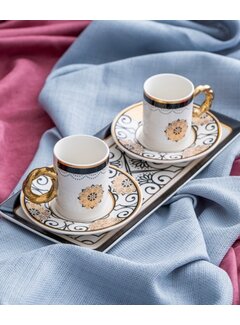 ACR ACR Francesca Espressoset 5 Delig | 2 Persoons Zwart