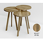 Trendy Round 3-piece Side Table Set eco