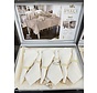 Ipekce Inci Tafelkleed Set Cream 26 Delig