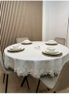 Artemis Ekru Masa Örtüsü 1 Parça