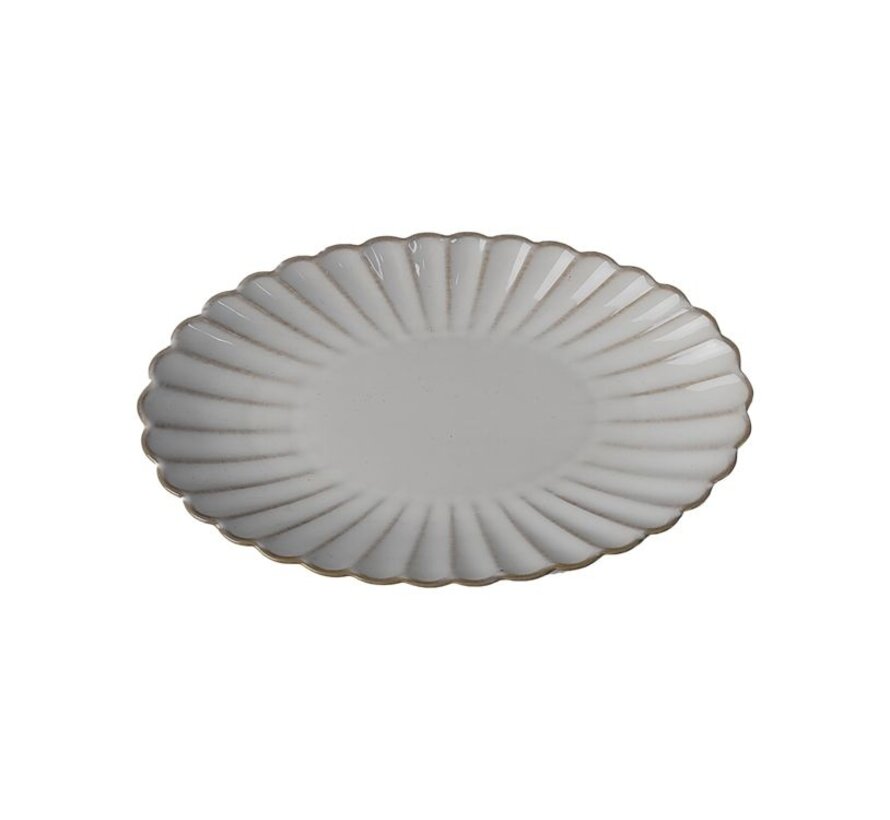 Julia Assiette de service 23x16xH4cm 1 pièce