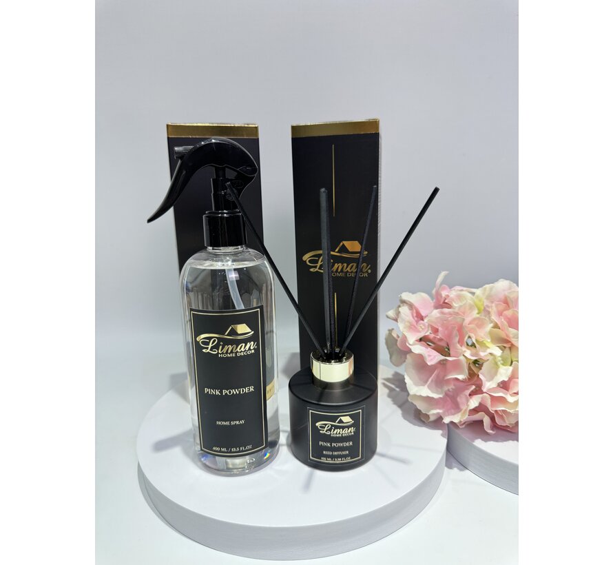 Liman® Luxe Huisparfum Pink Powder 400 ML