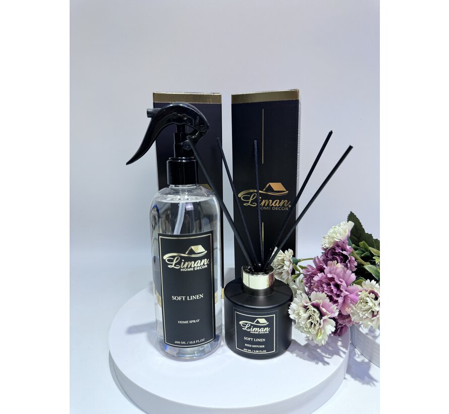 Liman® Geurstokjes Soft Linen 100 ML