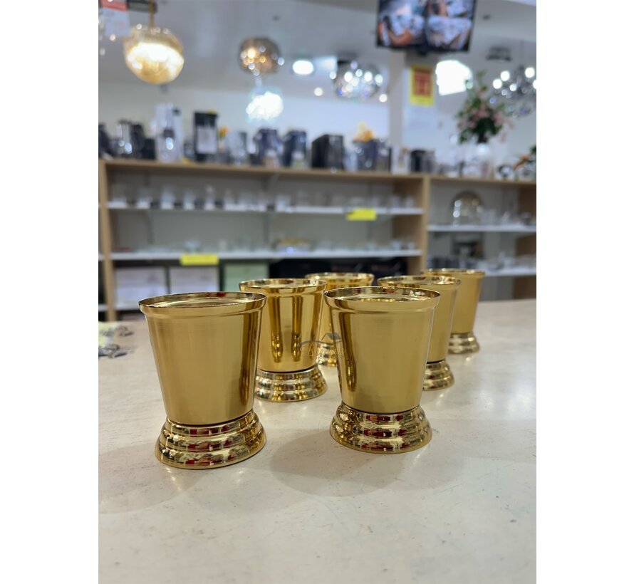 6'LI GULLUK / DEKORATIF GOLD