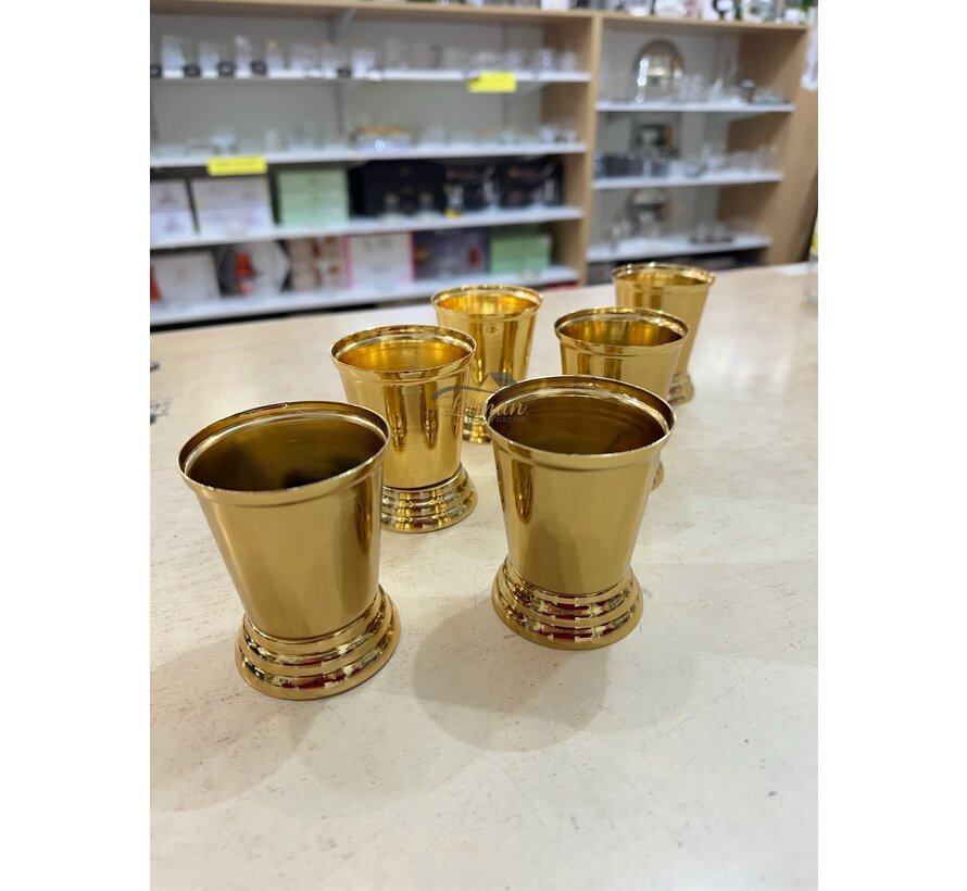 6'LI GULLUK / DEKORATIF GOLD