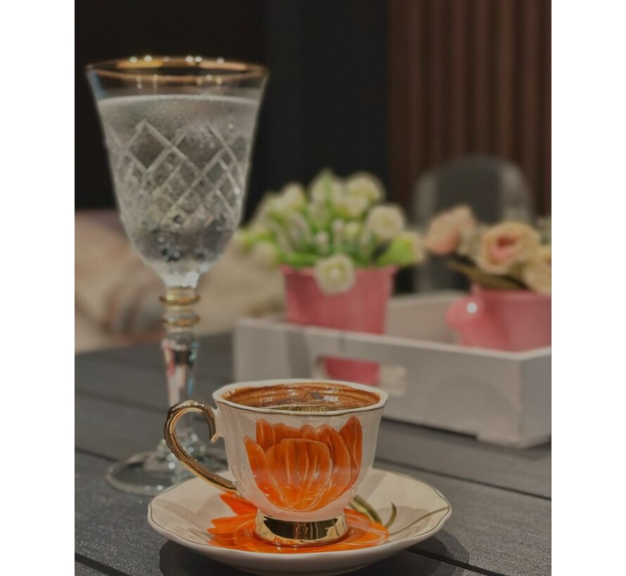 ACR Tiffany Espressoset 12 Delig | 6 Persoons