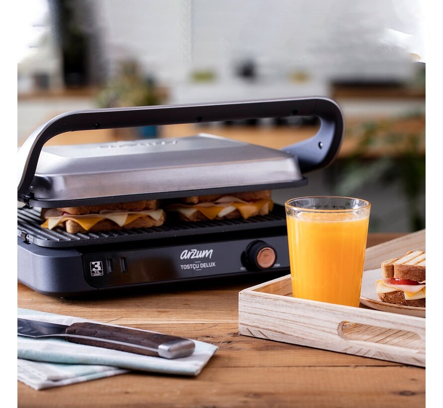 Arzum Tostçu Delux Grill En Tosti- Ijzer