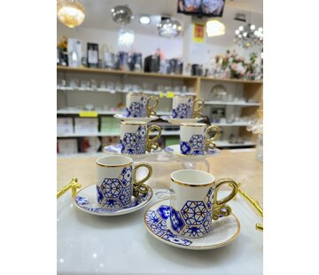 ACR ACR Blue Sky Espressoset 12 Delig | 6 Persoons