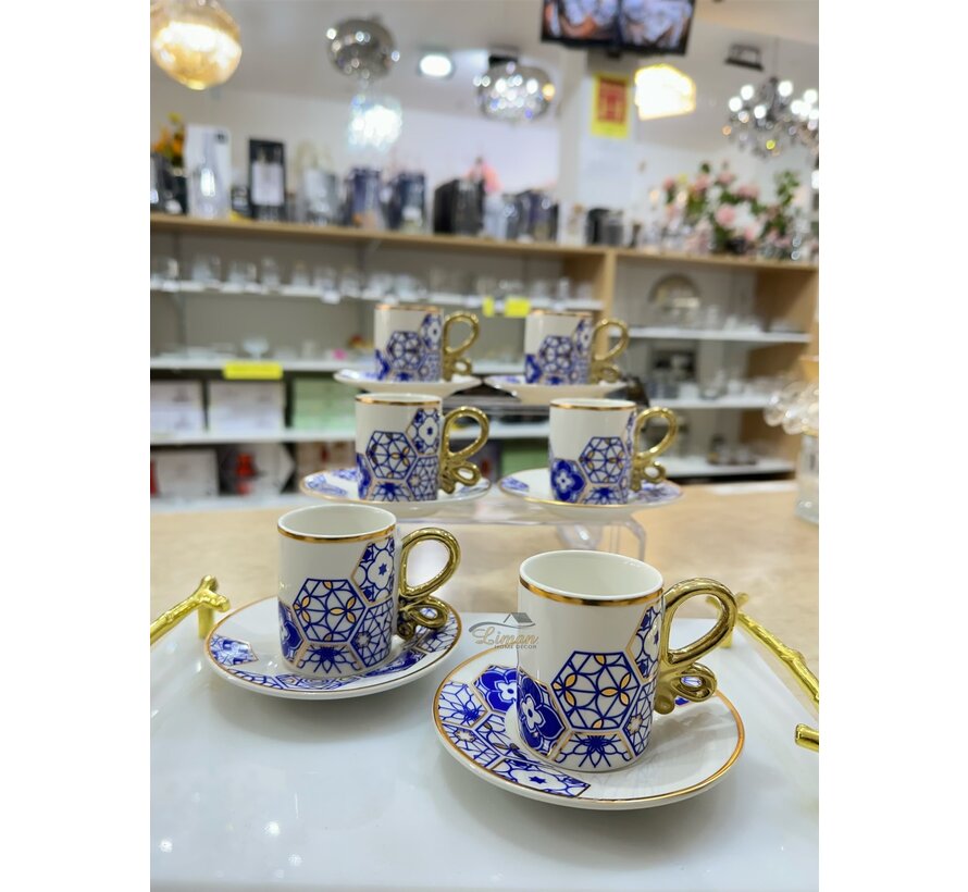 ACR Blue Sky Espressoset 12 Delig | 6 Persoons