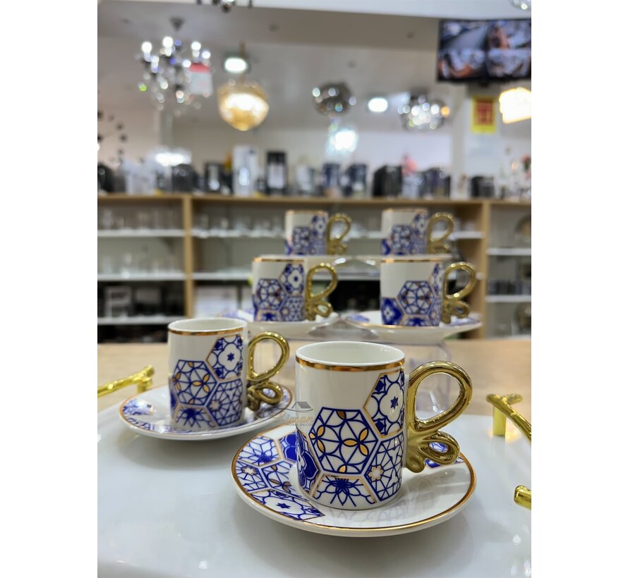 ACR Blue Sky Espressoset 12 Delig | 6 Persoons