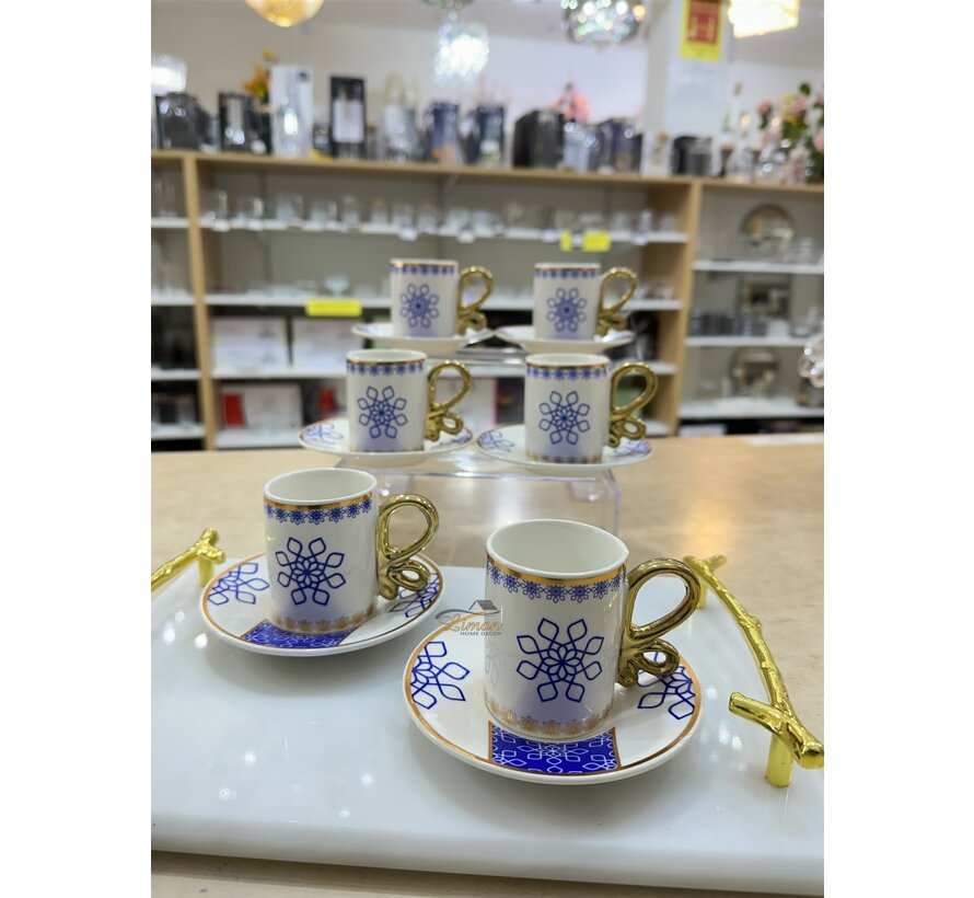 ACR Blue Sky Espressoset 12 Delig | 6 Persoons